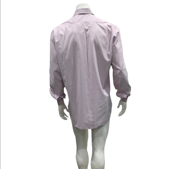 Kiton Mens Lavender Dress Shirt - Picture 3 of 5